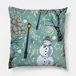 Snowman Pillow