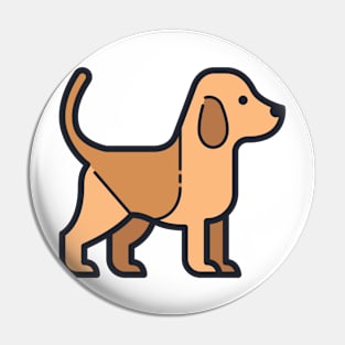 Dog Lover Pattern 2 Pin