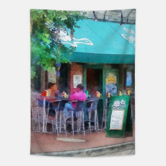 Baltimore MD - Happy Hour in Fells Point Tapestry by SusanSavad