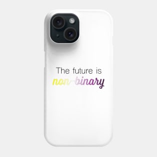 The future is non binary Phone Case