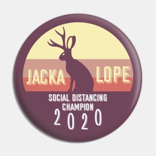 Jackalope: Social Distance Champion Pin