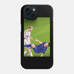 Zinedine Zidane's headbutt on Marco Materazzi Phone Case