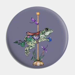 Carousel Frog Pin