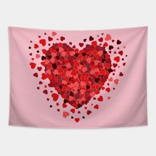 3D Hearts Valentines Day graphic,Valentines Day design For Woman,Heart ,Cute Valentine,Valentines Day Gift,Cheetah Valentines Tapestry