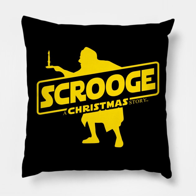 Scrooge A Christmas Carol Story Charles Dickens Pillow by BoggsNicolas