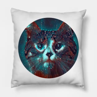 Behavioral mycat, revolution for cats Pillow