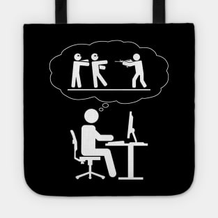 Office Dreamer - Zombies - alternate Tote