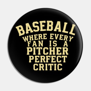 Baseball Pin