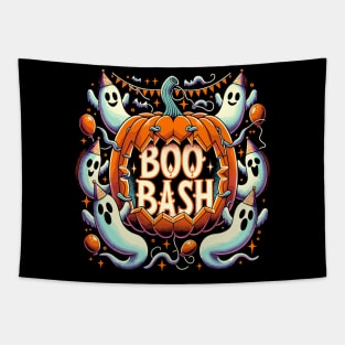 Electrifying 'Boo Bash' design Tapestry