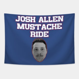 Josh Allen Mustache Ride Tapestry
