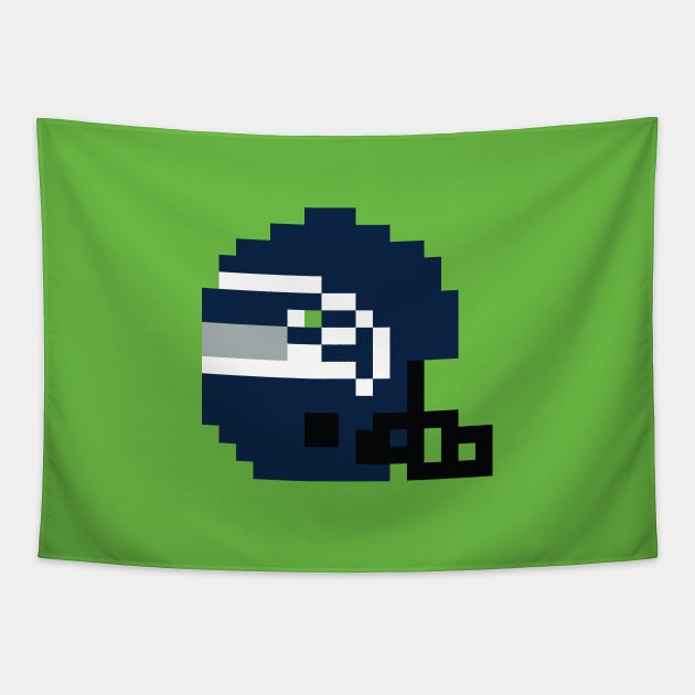 8 Bit Seattle Seahawks Helmet Tapestry by N8I