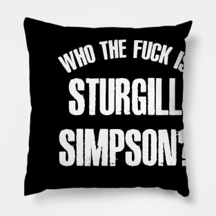 sturgill simpson vs3 Pillow