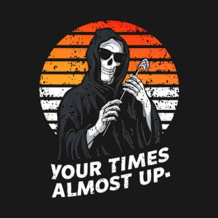 Grim reaper retro sunset T-Shirt