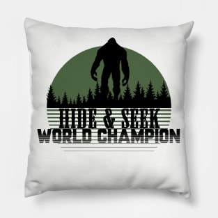 Undefeated Hide and Seek World Champion Pillow