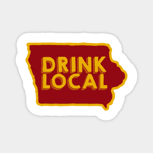 Iowa Drink Local Beer Magnet
