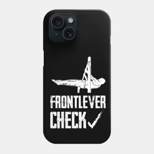 Front Lever Check - Street Workout Phone Case