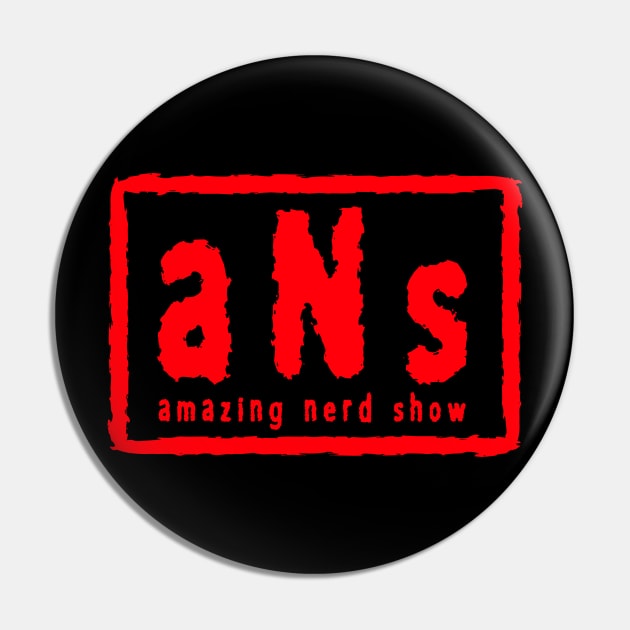 Amazing Nerd Show Wolf Pac Red Pin by The Amazing Nerd Show 