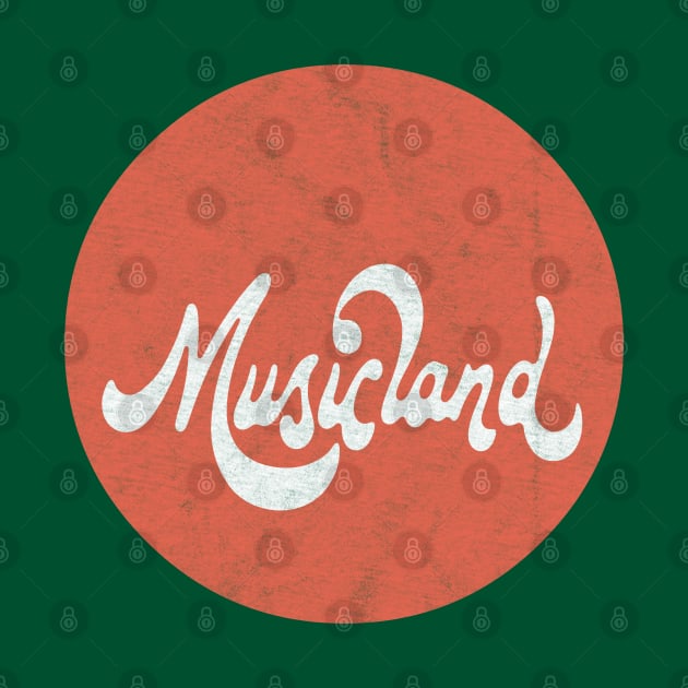 Retro 70s Style Musicland Mall Record Store by Turboglyde