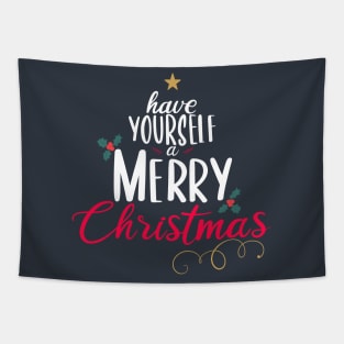 Have Yourself A Merry Christmas Tree Tapestry