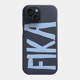 Fika coffee swedish break pause in Sweden Phone Case