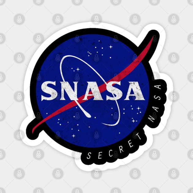 SNASA (Secret NASA Logo) Magnet by LiRoVi