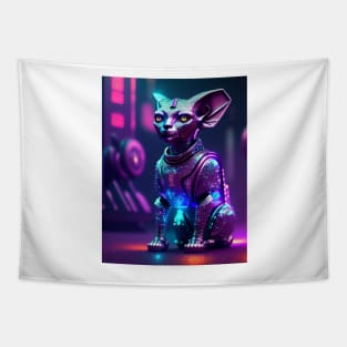 Unlock the Future with a Robotic Sphynx Tapestry