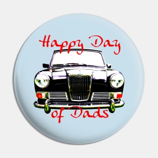 Father's Day 1960s Riley Elf classic car Day of Dads Pin