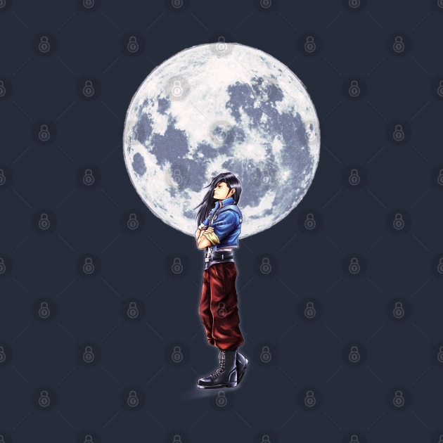FF8 Laguna with Moon by EdgeKagami