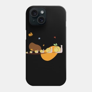 Snails in a row Phone Case