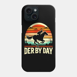 Cute Horse 150th Derby Day 2024 Horse racing Fascinator Phone Case