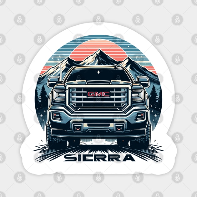 GMC Sierra Magnet by Vehicles-Art