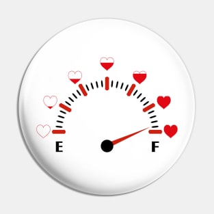 Heart fuel gauge Pin