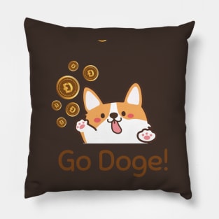 Go Dogecoin Pillow