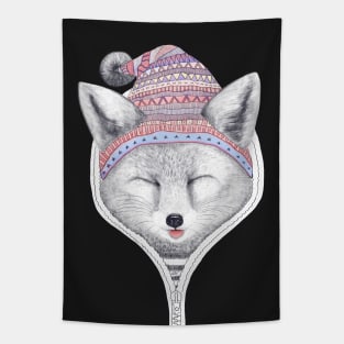 Fox in a hood Tapestry