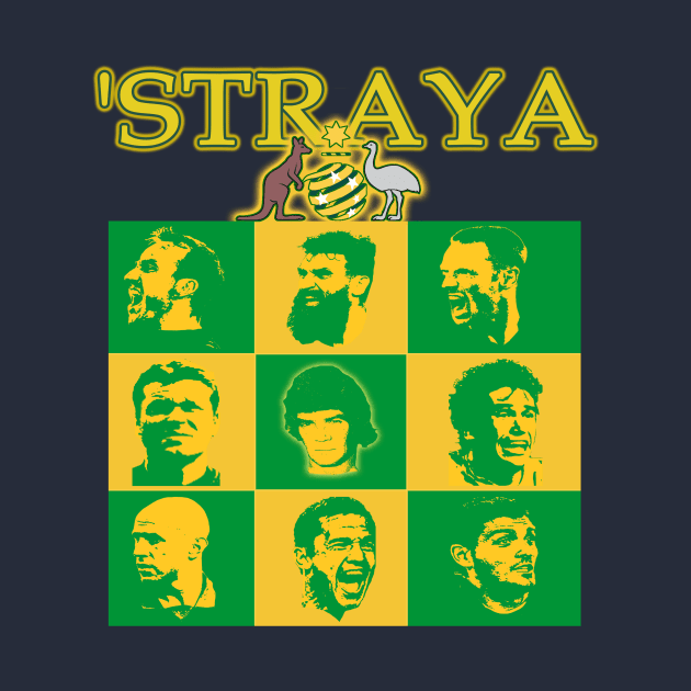 Popart - SOCCEROOS LEGENDS (Alternate Version) - 'STRAYA! by OG Ballers