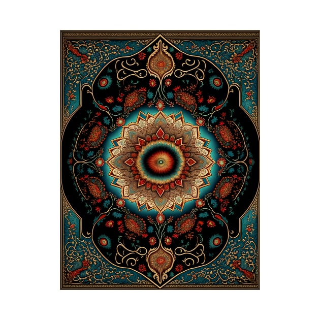 Persian carpet design 12 by redwitchart