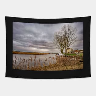 Norfolk Broads pub on the River Bure Tapestry