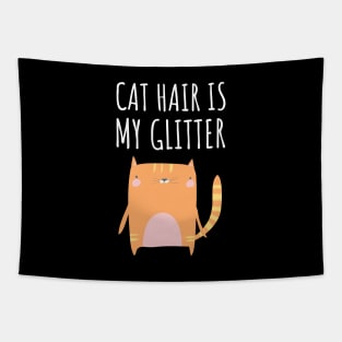 cat hair is my glitter Tapestry