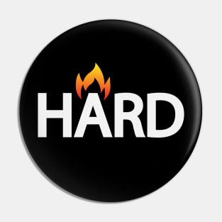 Hard artistic text design Pin