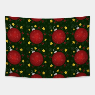 Holiday Ornaments Tapestry