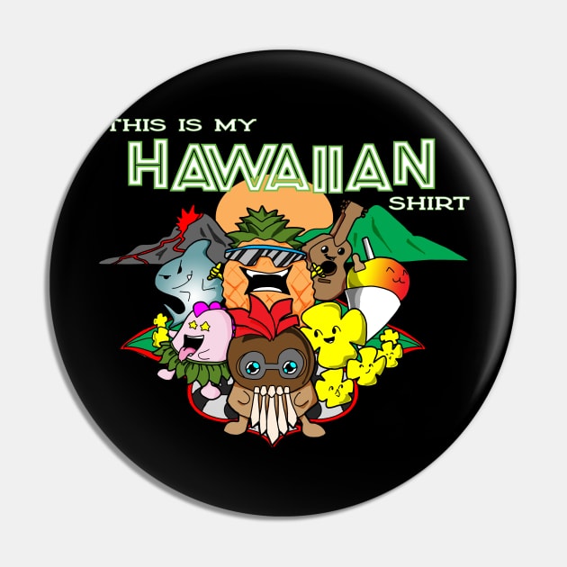 This is my Hawaiian Shirt Pin by threadshark