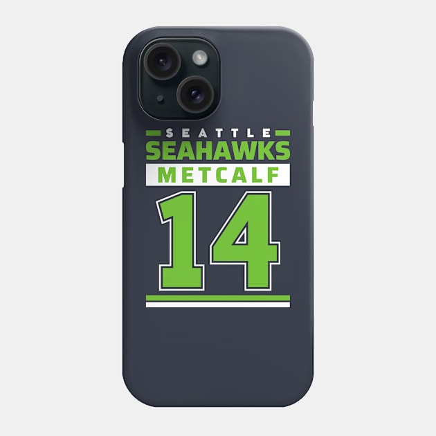 Seattle Seahawks Metcalf 14 Edition Varsity 2 Phone Case by ENTIN 