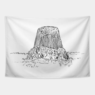 Devils Tower, WY Tapestry