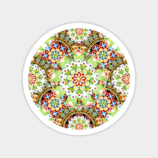 Carnival Mandala Magnet