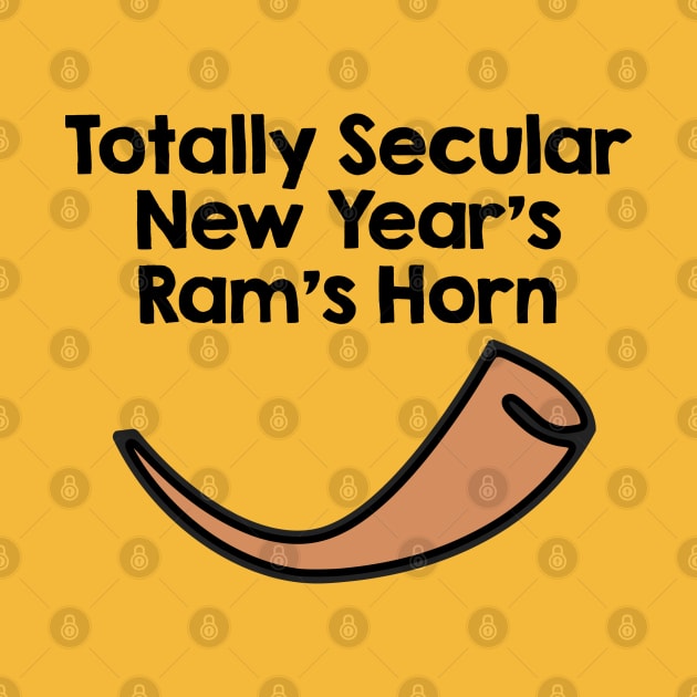 Totally Secular New Year's Ram's Horn by JewWhoHasItAll