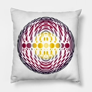 Colorful Abstract Digital Design Pillow