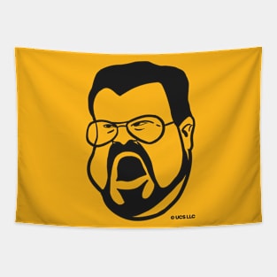 The Big Lebowski Walter Sobchak caricature. Birthday party gifts. Officially licensed merch. Perfect present for mom mother dad father friend him or her Tapestry