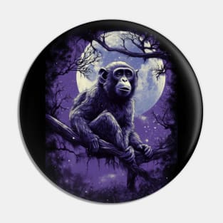 Monkey Art - My Ancestor Monkey Pin