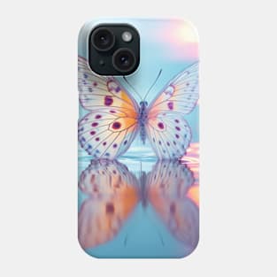 Butterfly Water Nature Serene Tranquil Phone Case