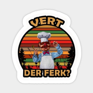 vert der ferk//Retro Color Magnet